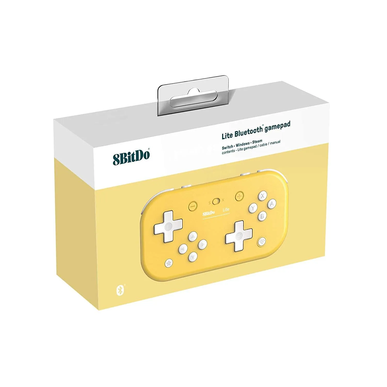 8Bitdo Lite Bluetooth Gamepad (Yellow) (Switch/Windows/Steam)