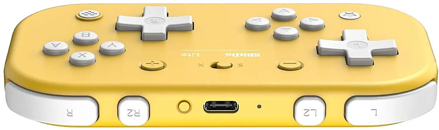 8Bitdo Lite Bluetooth Gamepad (Yellow) (Switch/Windows/Steam)