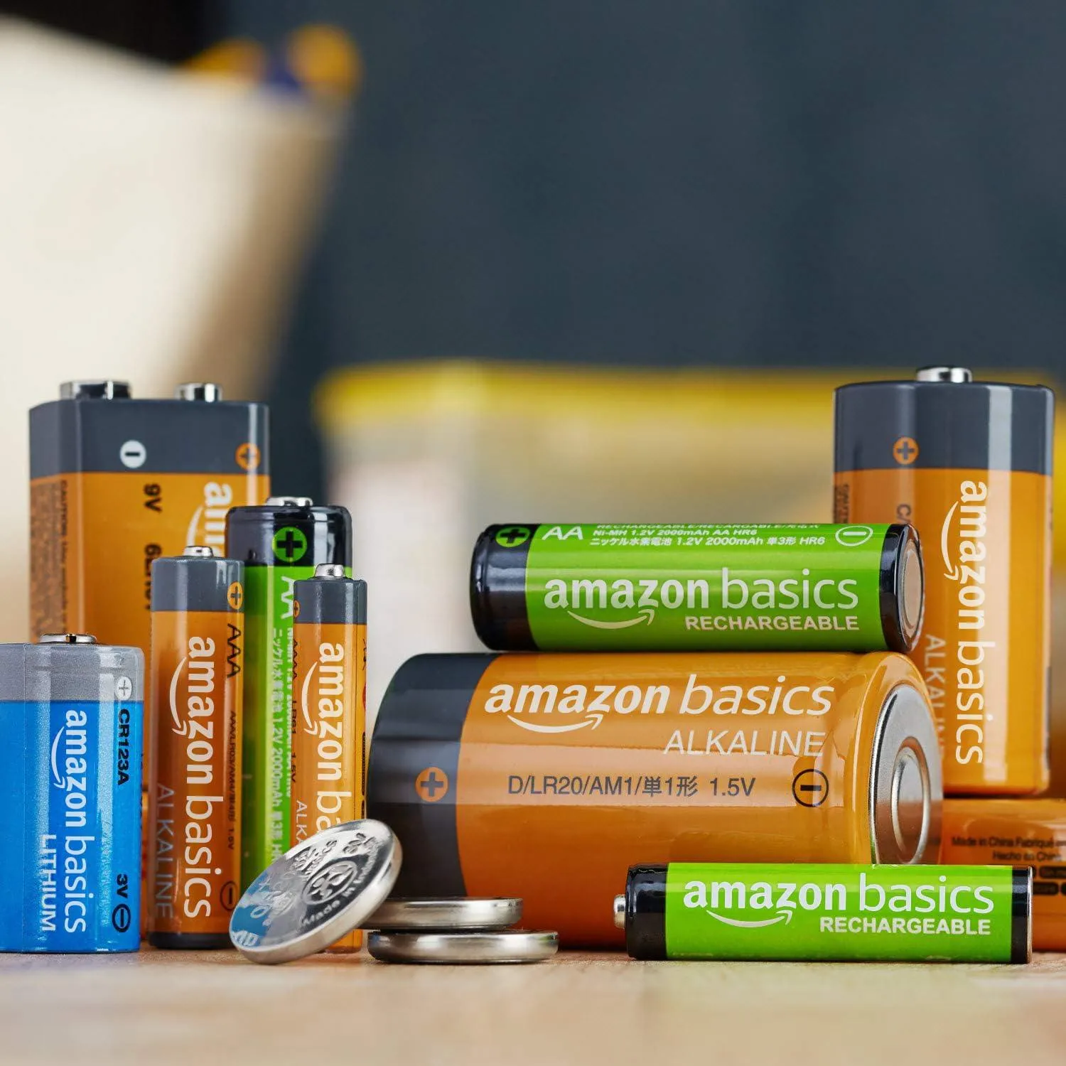 AmazonBasics AA 1.5 Volt Performance Alkaline Batteries - Pack of 20