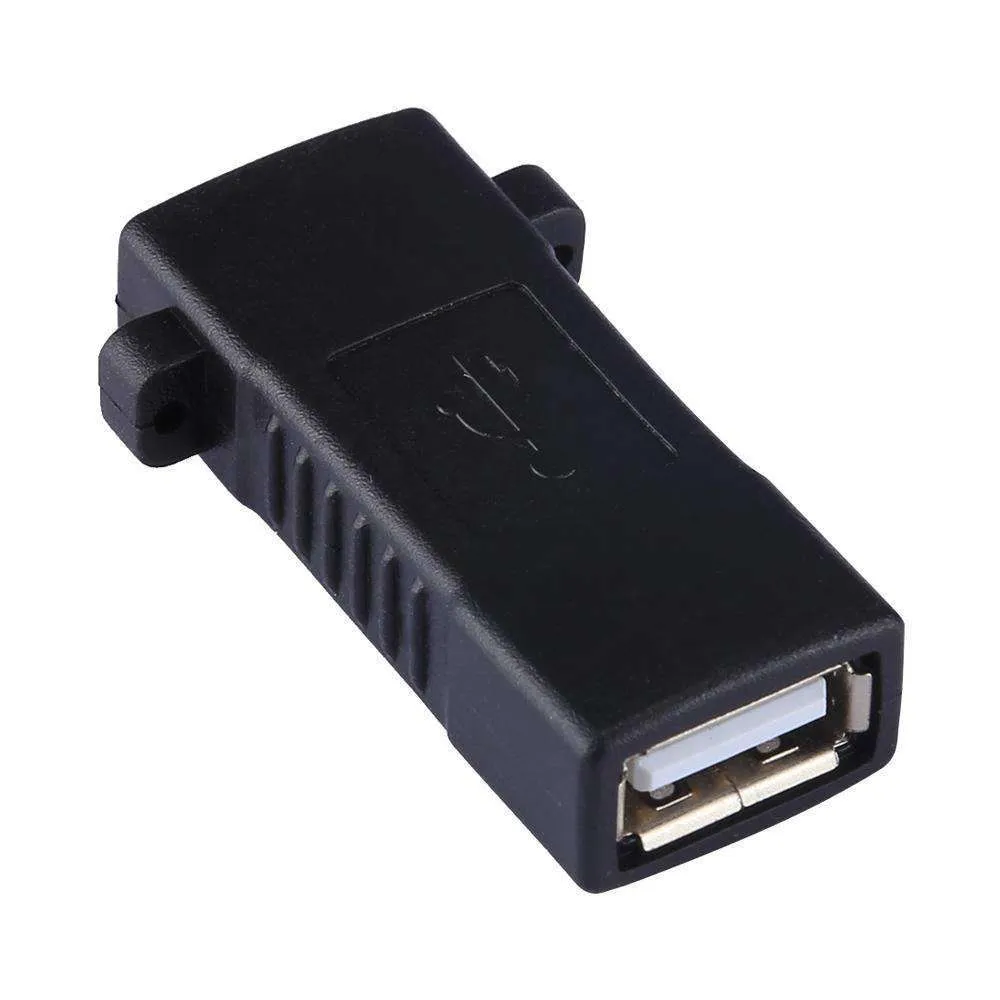 AMZER® USB 2.0 Female to Female Connector Extender Converter Adapter - pack of 2