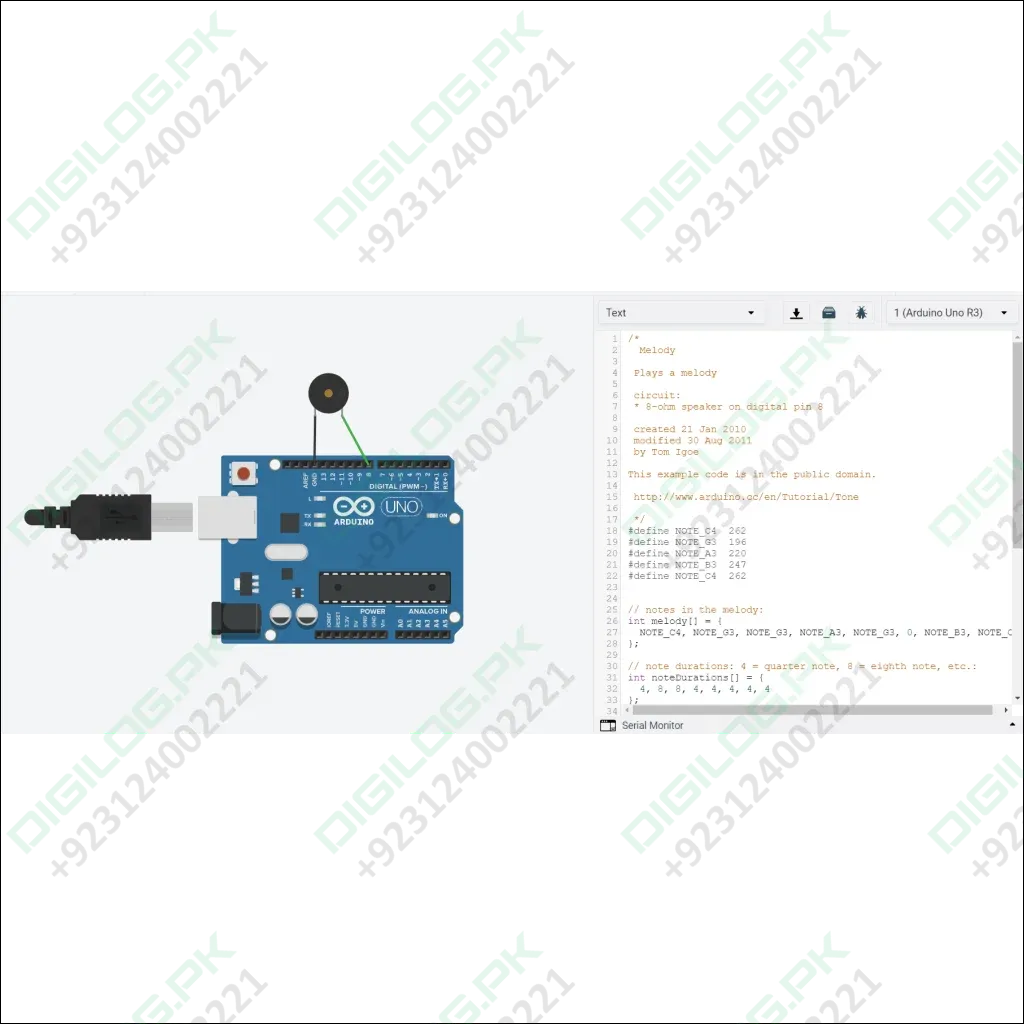 Arduino Passive Buzzer Speaker | Mini Piezo Buzzer Module For Diy Projects In Pakistan