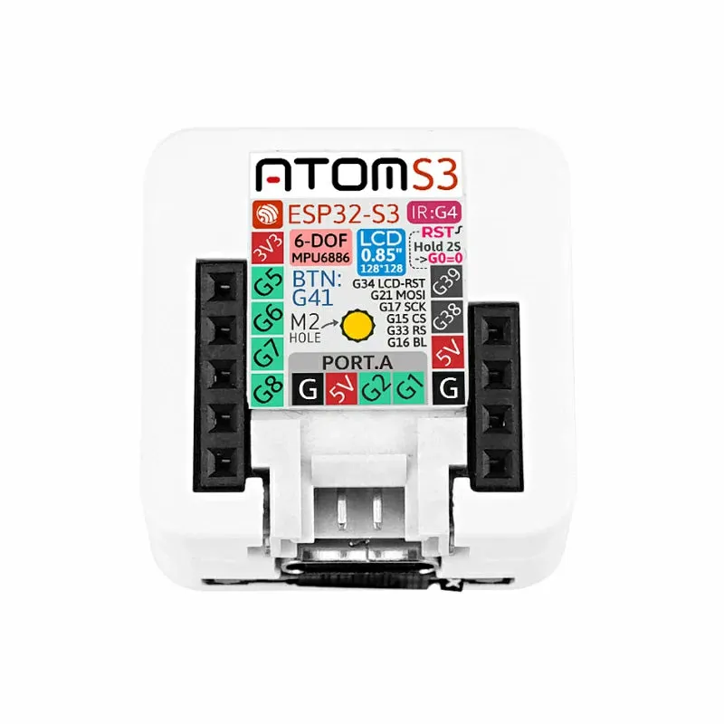 ATOMS3 Dev Kit w/ 0.85-inch Screen