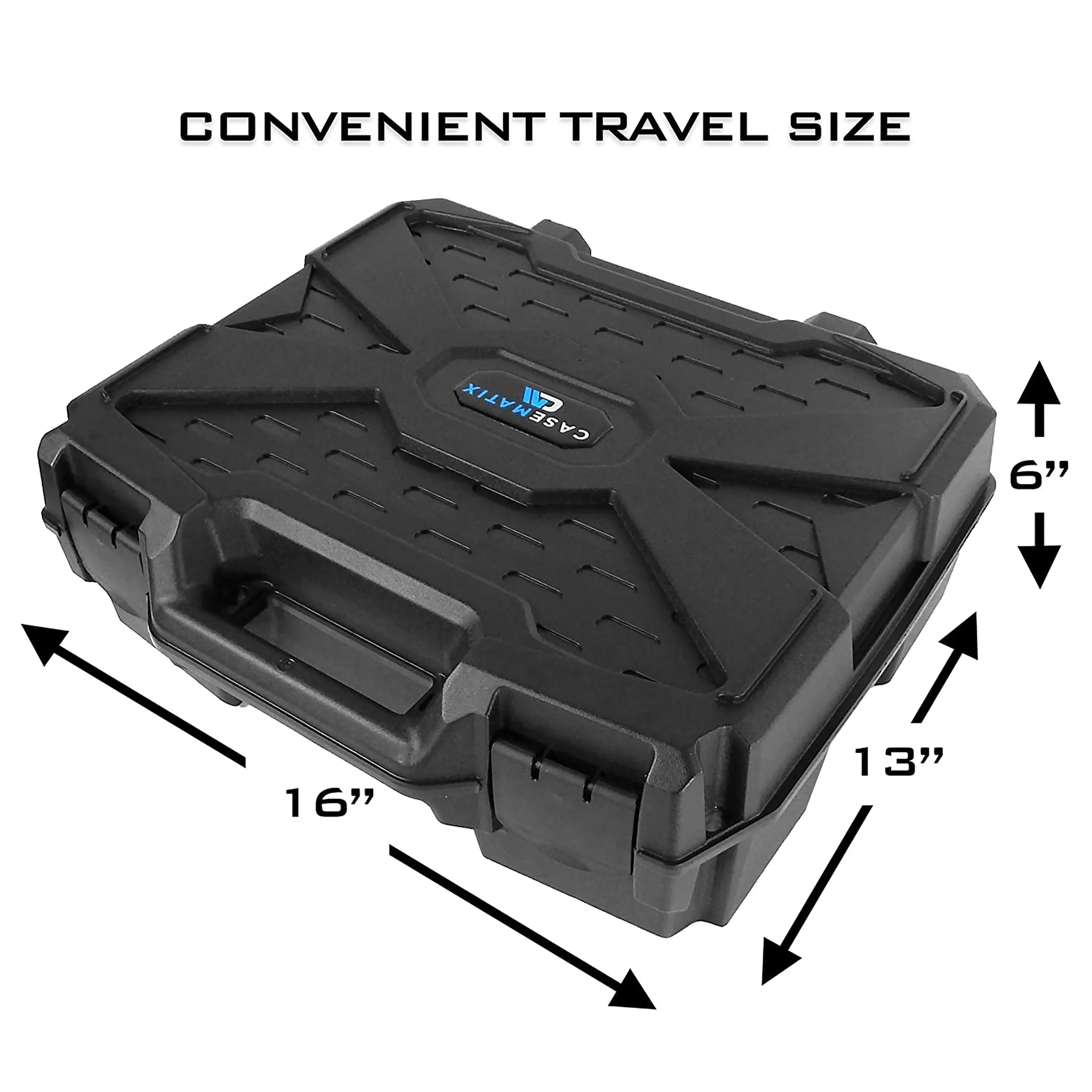 CASEMATIX Travel Case Compatible with Hercules DJControl Inpulse 200 MK2 DJ Controller in Dual Layer Customizable Foam - Customizable Case Only