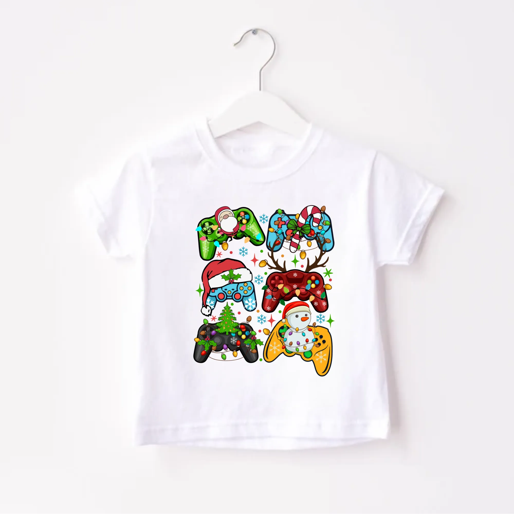 Christmas Gaming Controller Shirt for Boys