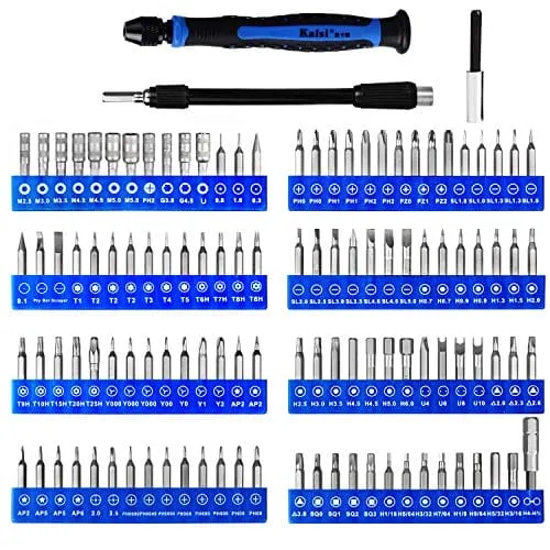 Computer Repair Kit - 136 in 1 Electronics Repair Tool Kit Professional Precision Screwdriver Set Magnetic Drive Kit with Portable Bag