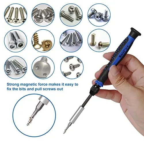 Computer Repair Kit - 136 in 1 Electronics Repair Tool Kit Professional Precision Screwdriver Set Magnetic Drive Kit with Portable Bag