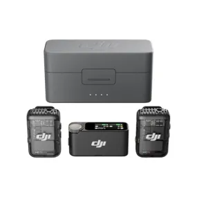 DJI Mic 2 2-Person Compact Digital Wireless Microphone System/Recorder for Camera & Smartphone (2.4 GHz)