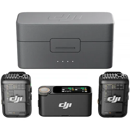 DJI Mic 2 (2 TX   1 RX   Charging Case)