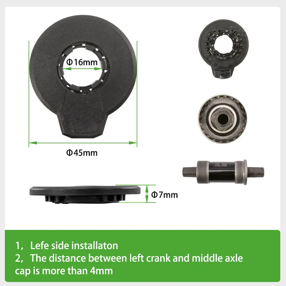 E-Bike Conversion Kit 36V 250W 28" (700C) 44 NM Front Motor Kit R1-Pro with 36V 13Ah Rear Battery INNER ROTOR Smaller and More Quiet