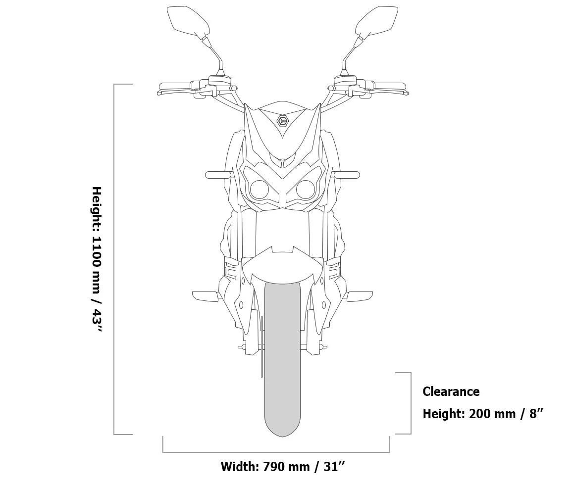 EMMO KAMEN 84V Utility Electric Motor Bike