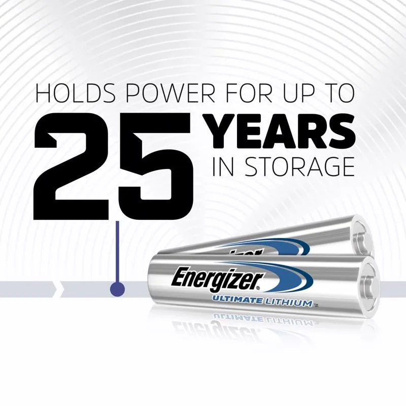 Energizer Ultimate Performance Lithium AAA 1.5 V 1.2 mAh Battery 8 pk