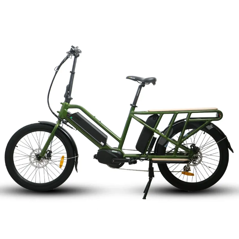 EUNORAU MAX-CARGO Long-Tail Electric Cargo Bike, 48V/14Ah, 750W