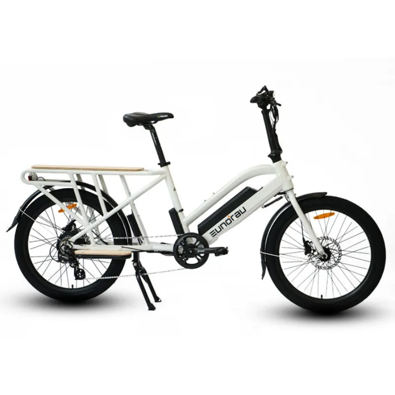 EUNORAU MAX-CARGO Long-Tail Electric Cargo Bike, 48V/14Ah, 750W