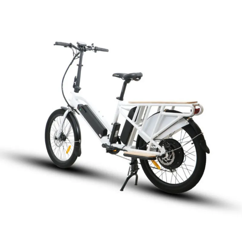 EUNORAU MAX-CARGO Long-Tail Electric Cargo Bike, 48V/14Ah, 750W