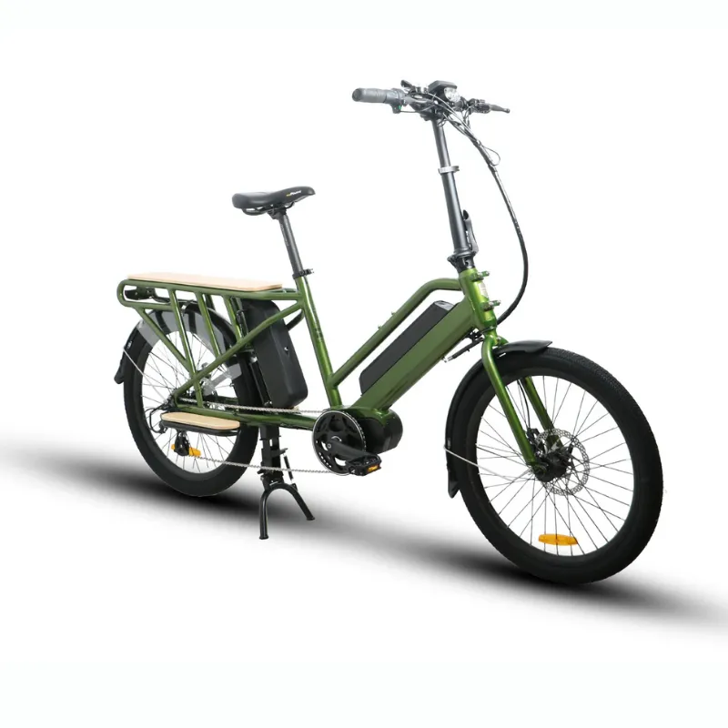 EUNORAU MAX-CARGO Long-Tail Electric Cargo Bike, 48V/14Ah, 750W