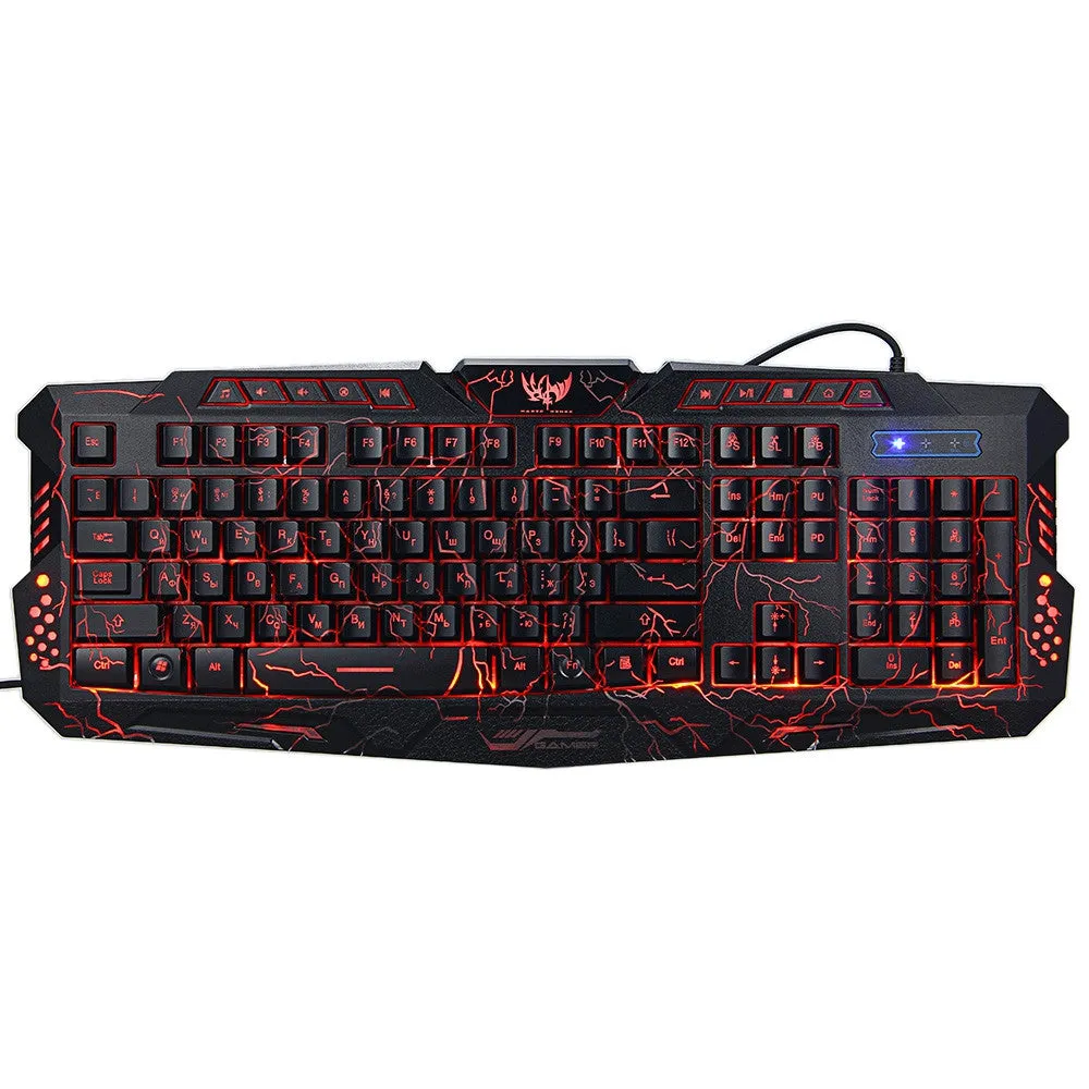 Gaming Keyboard with LED Backlight