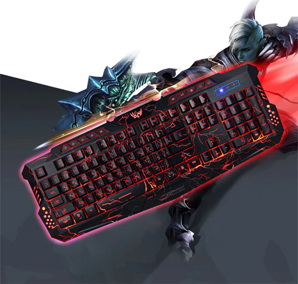 Gaming Keyboard with LED Backlight