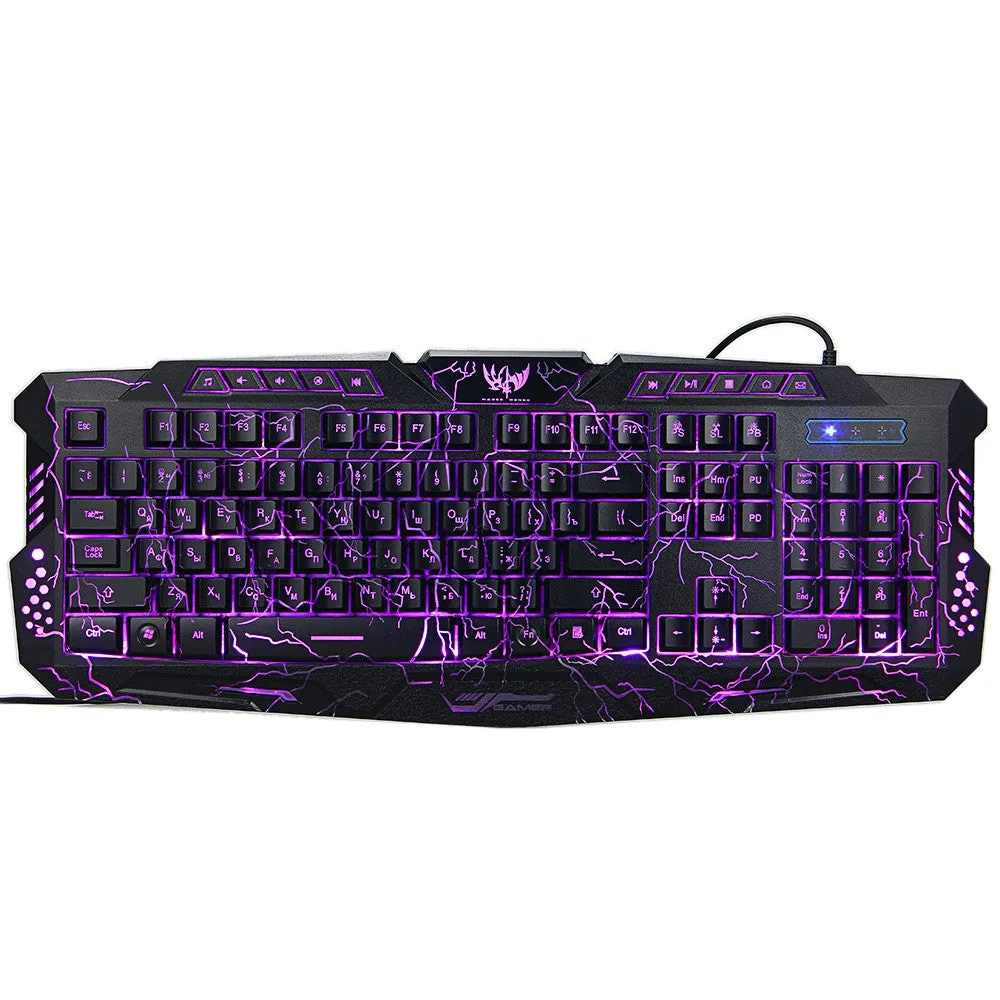 Gaming Keyboard with LED Backlight