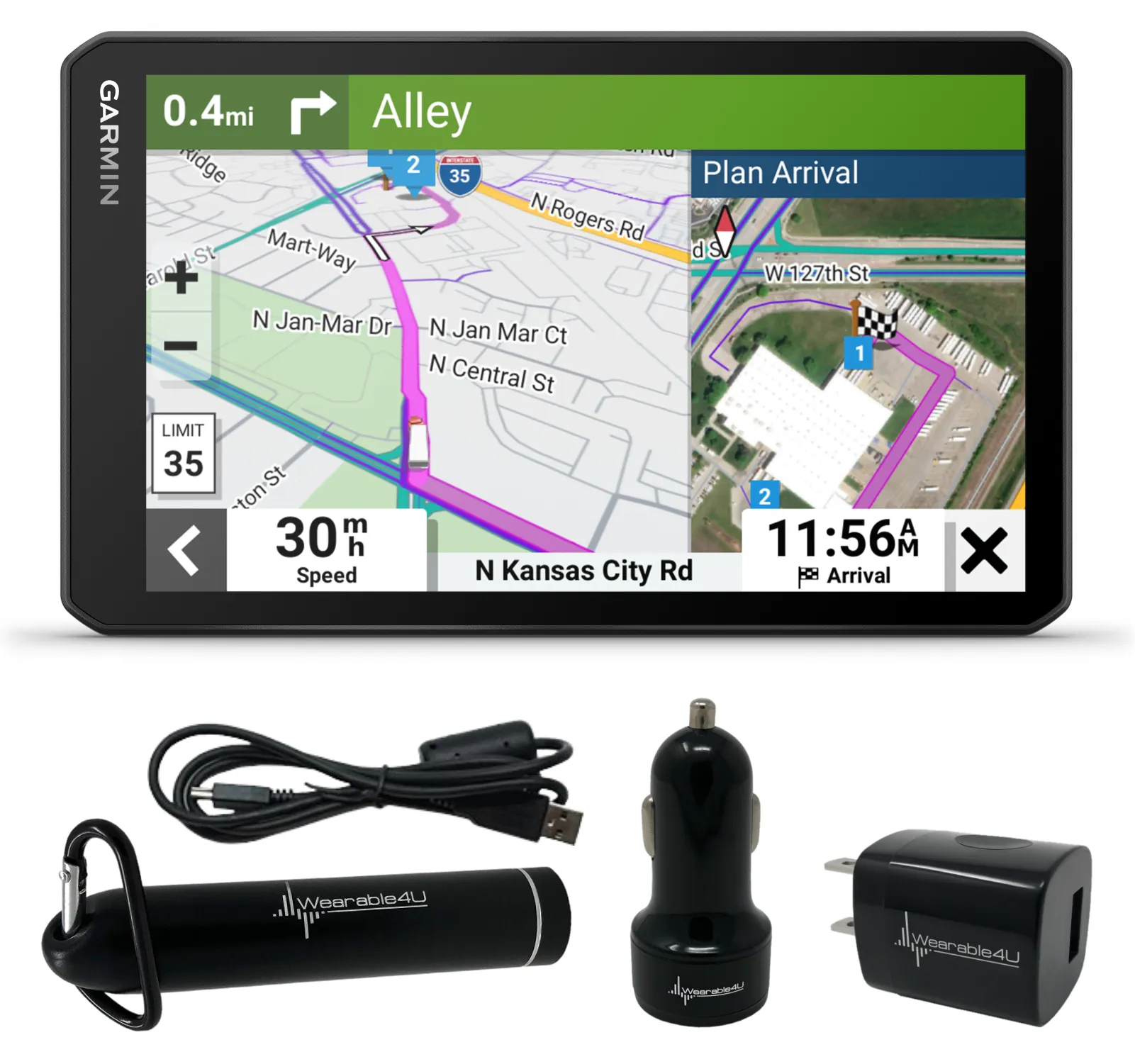 Garmin dezl OTR610 Series Easy-to-Read GPS Truck Navigator