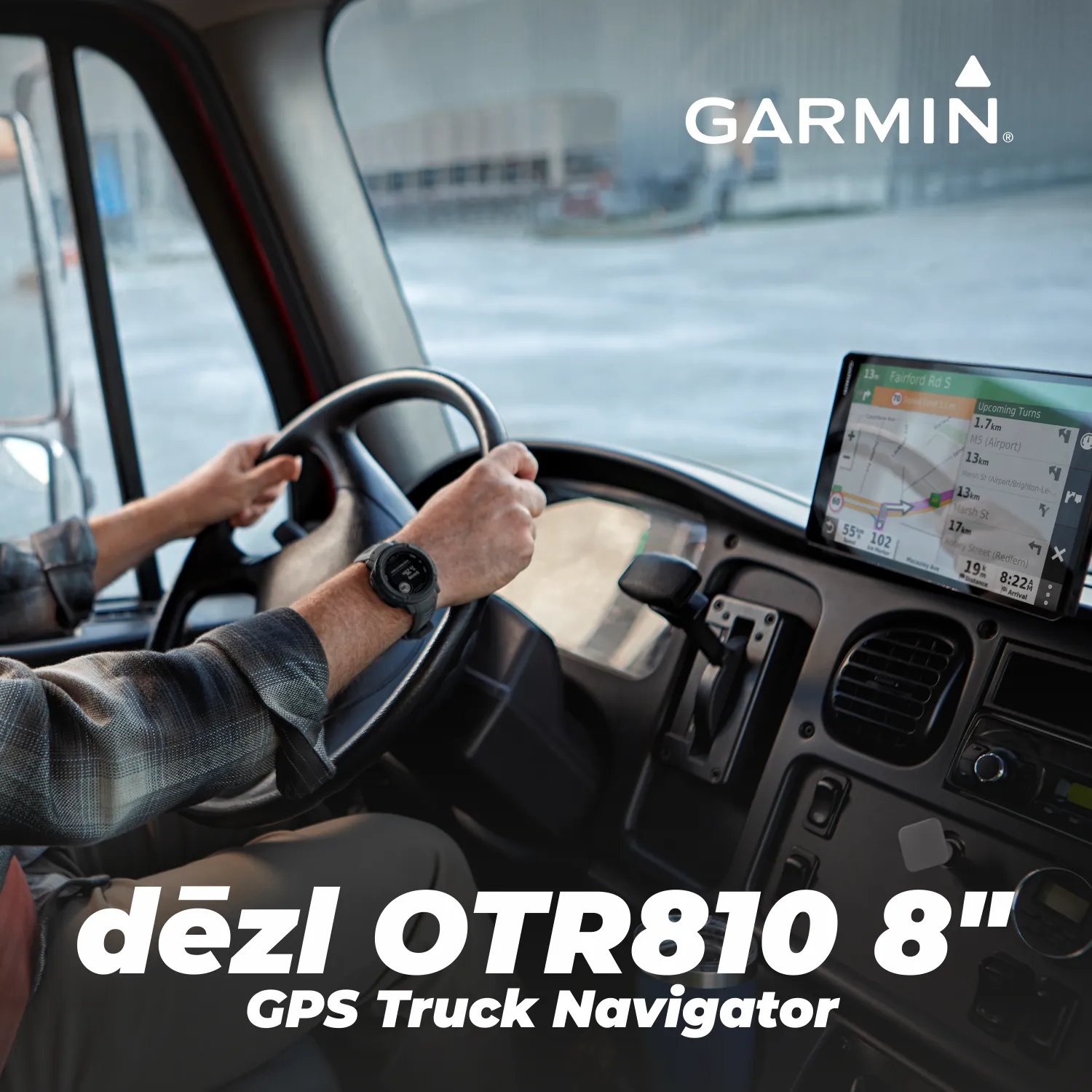 Garmin dezl OTR610 Series Easy-to-Read GPS Truck Navigator