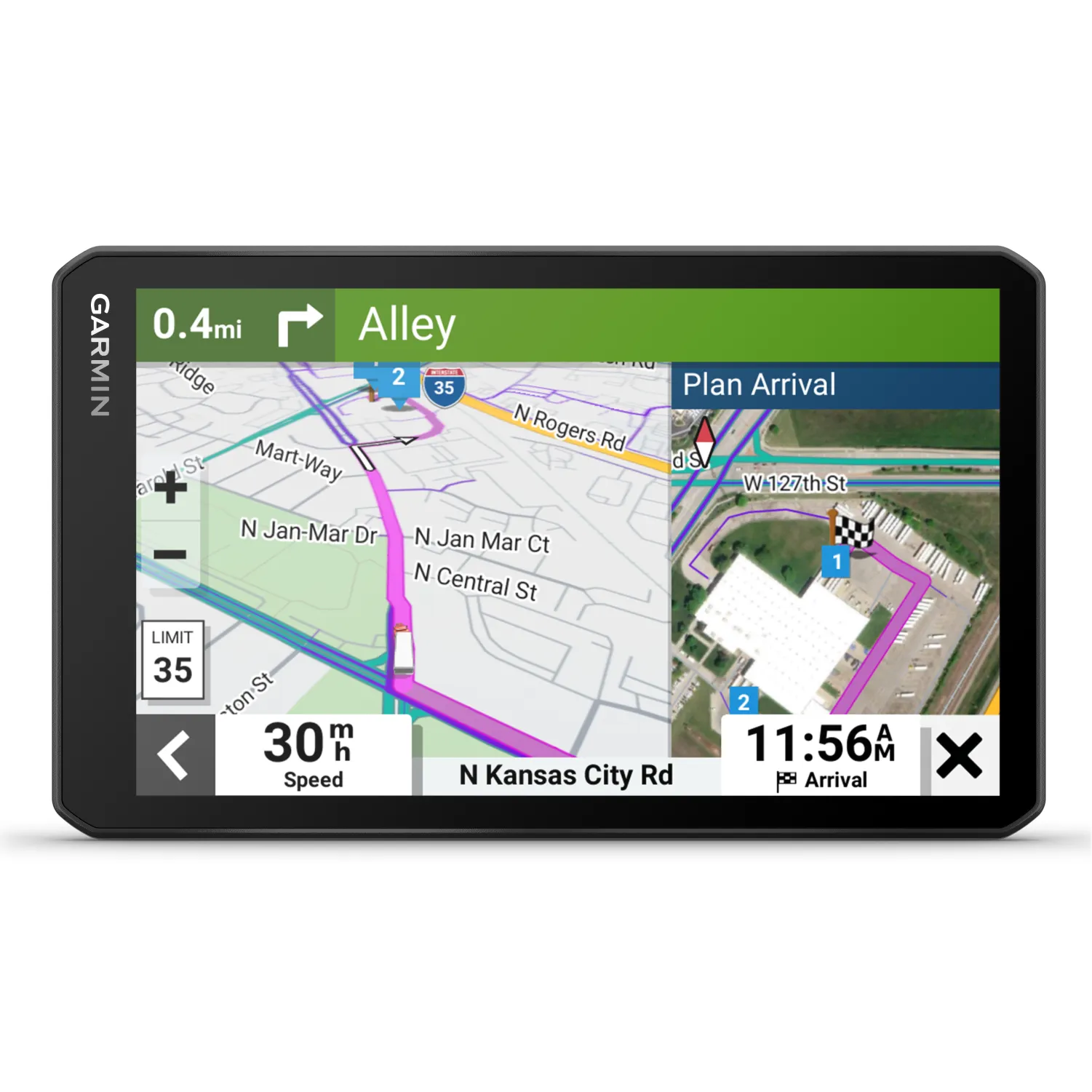 Garmin dezl OTR610 Series Easy-to-Read GPS Truck Navigator