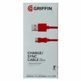 Griffin ( GC40598 ) Charge/Sync Cable for Micro - USB Devices - Red