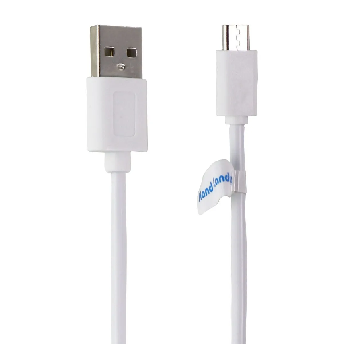 Hand Candy 2.5-Ft Micro-USB to USB Charge and Sync Cable - White