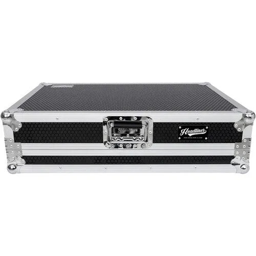 Headliner HL10010 Flight Case w/Laptop Platform and Wheels for Pioneer DJ DDJ-FLX10 and DDJ-1000SRT (Silver and Black)