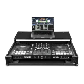 Headliner HL10016 Flight Case For Rane Four With Laptop Platform And Wheels (Pitch Black)