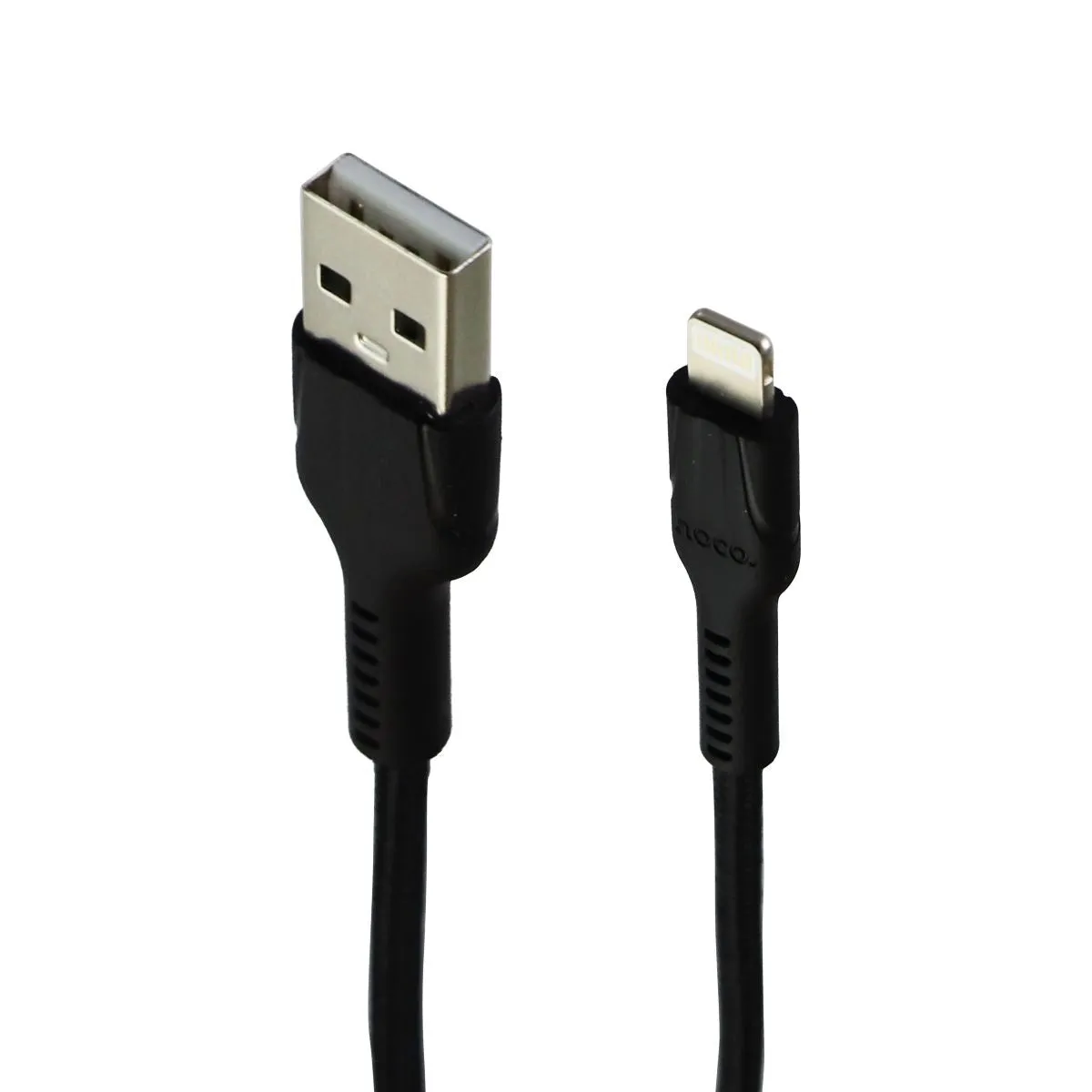 HoCo (4-Ft) Braided Lightning 8-Pin to USB Charge and Sync Cable - Black