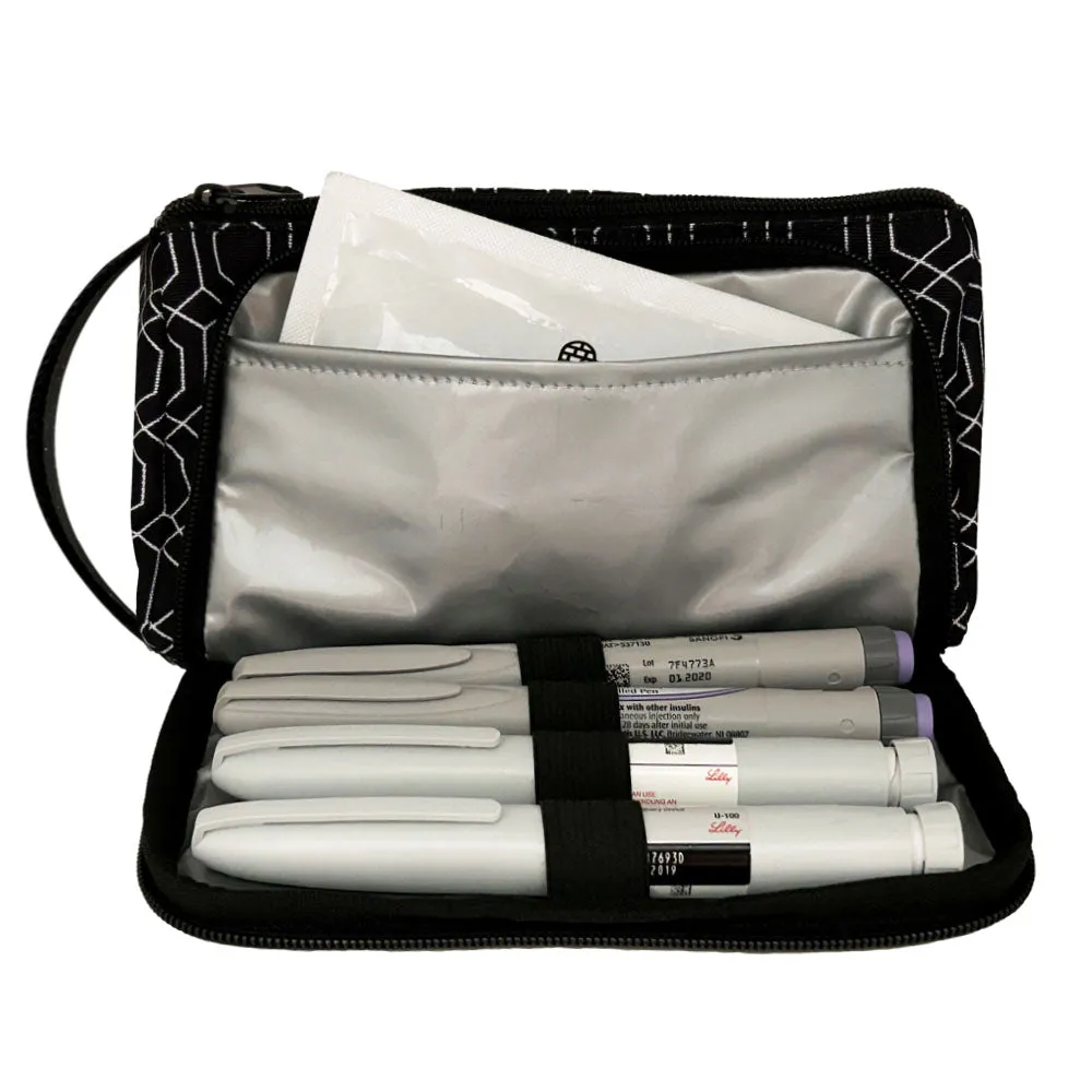 Insulated Diabetes Insulin Supply Case- Geometric