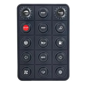 Link CAN Canbus Keypad 15 Button Keypad Switches   2 Rotary Encoders BF24