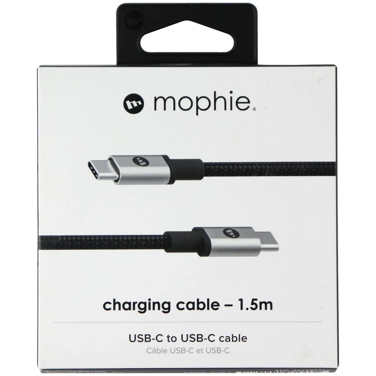 Mophie (5-Foot) Braided USB-C to USB-C Charge and Sync Cable - Black