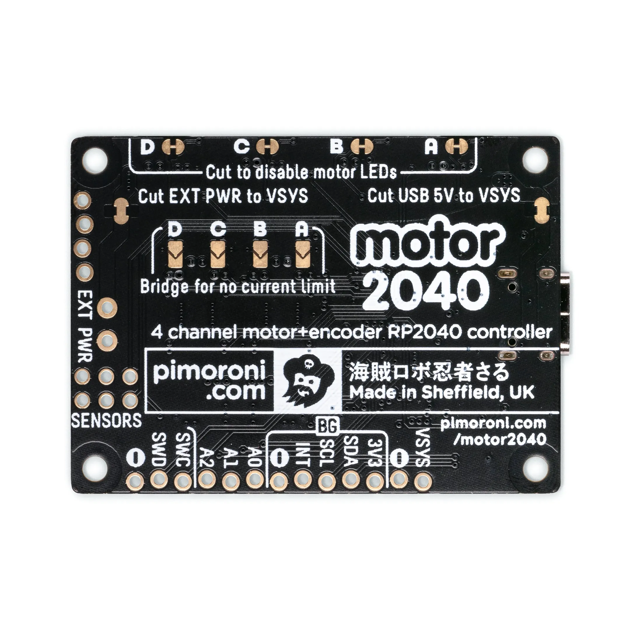 Motor 2040 - Quad Motor Controller