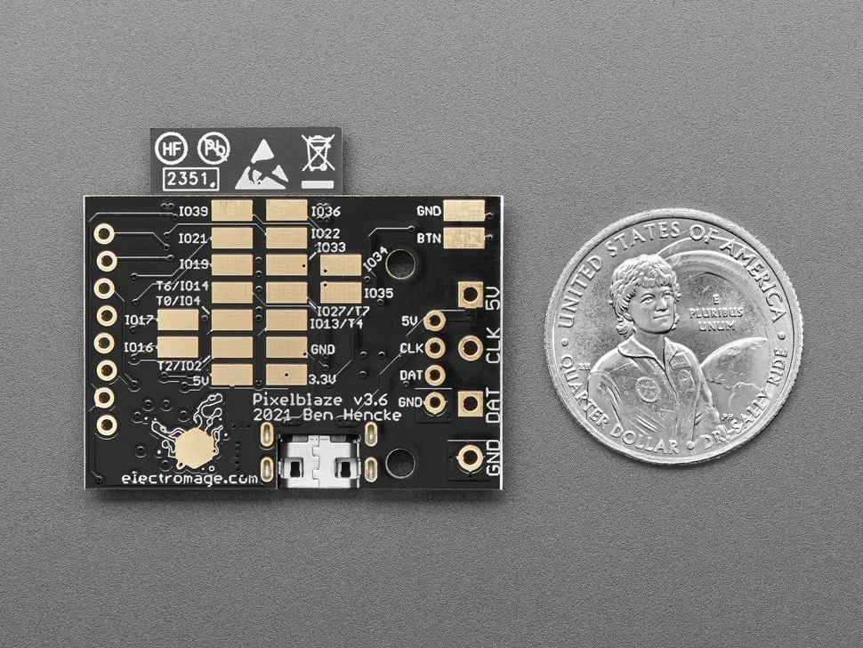 Pixelblaze V3 Standard XL - WiFi LED Controller