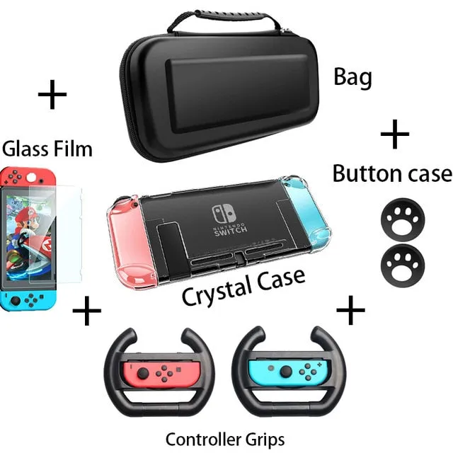 Portable EVA Storage Bag Cover Cases For Nintend Switch Case NS NX Console Protective Shell Accessories Controller Travel funda