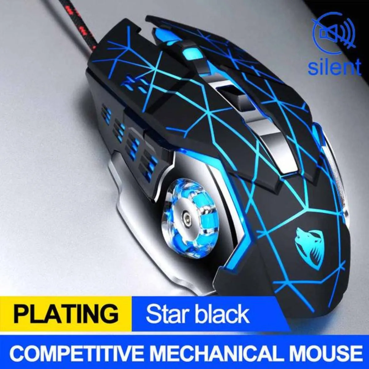 Professional 8D  3200DPI Adjustable Wired Optical LED Gaming Mouse