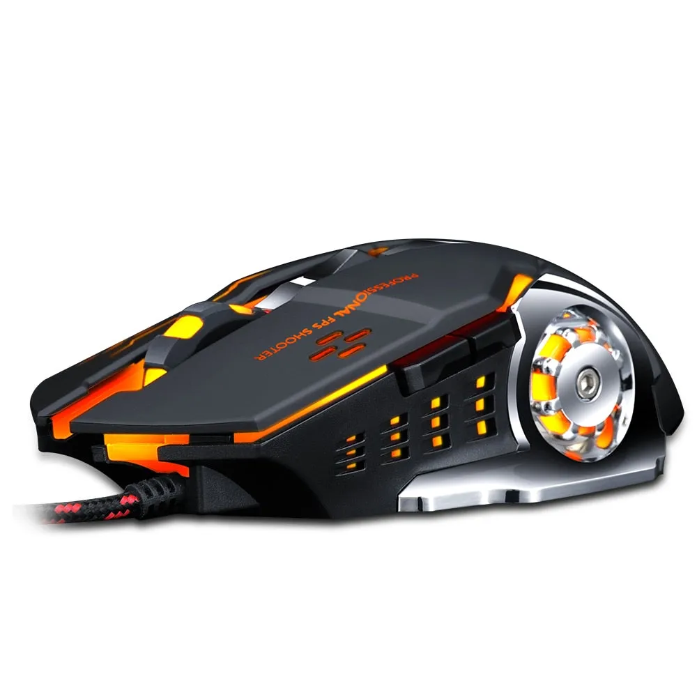 Professional 8D  3200DPI Adjustable Wired Optical LED Gaming Mouse