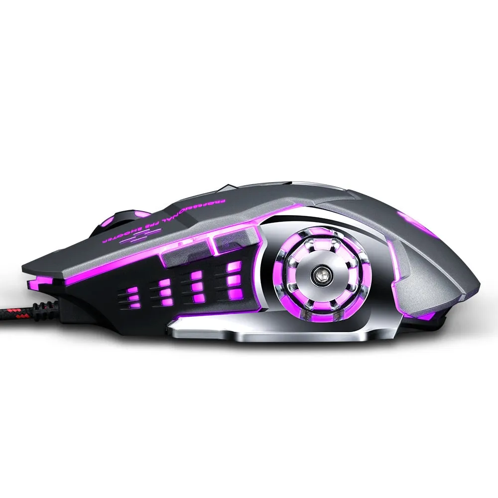 Professional 8D  3200DPI Adjustable Wired Optical LED Gaming Mouse