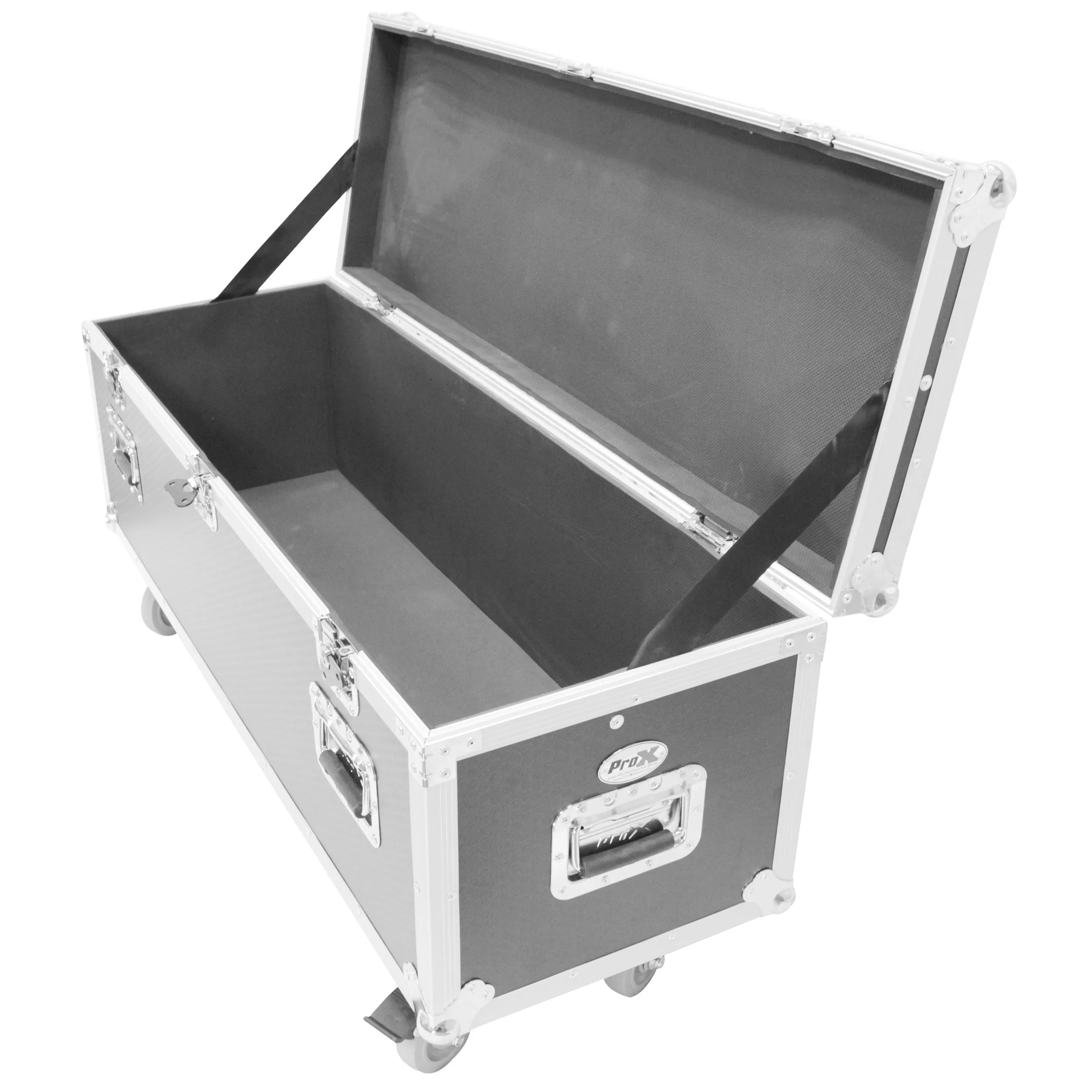 ProX XS-UTL10W ATA Utility Flight Travel Heavy-Duty Storage Road Case with 4" in casters – 47.5"x16"x16" Exterior