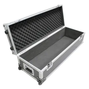 ProX XS-UTL12W ATA Utility Flight Travel Heavy-Duty Storage Road Case with Low Profile Wheels – 41"x11"x14" Exterior