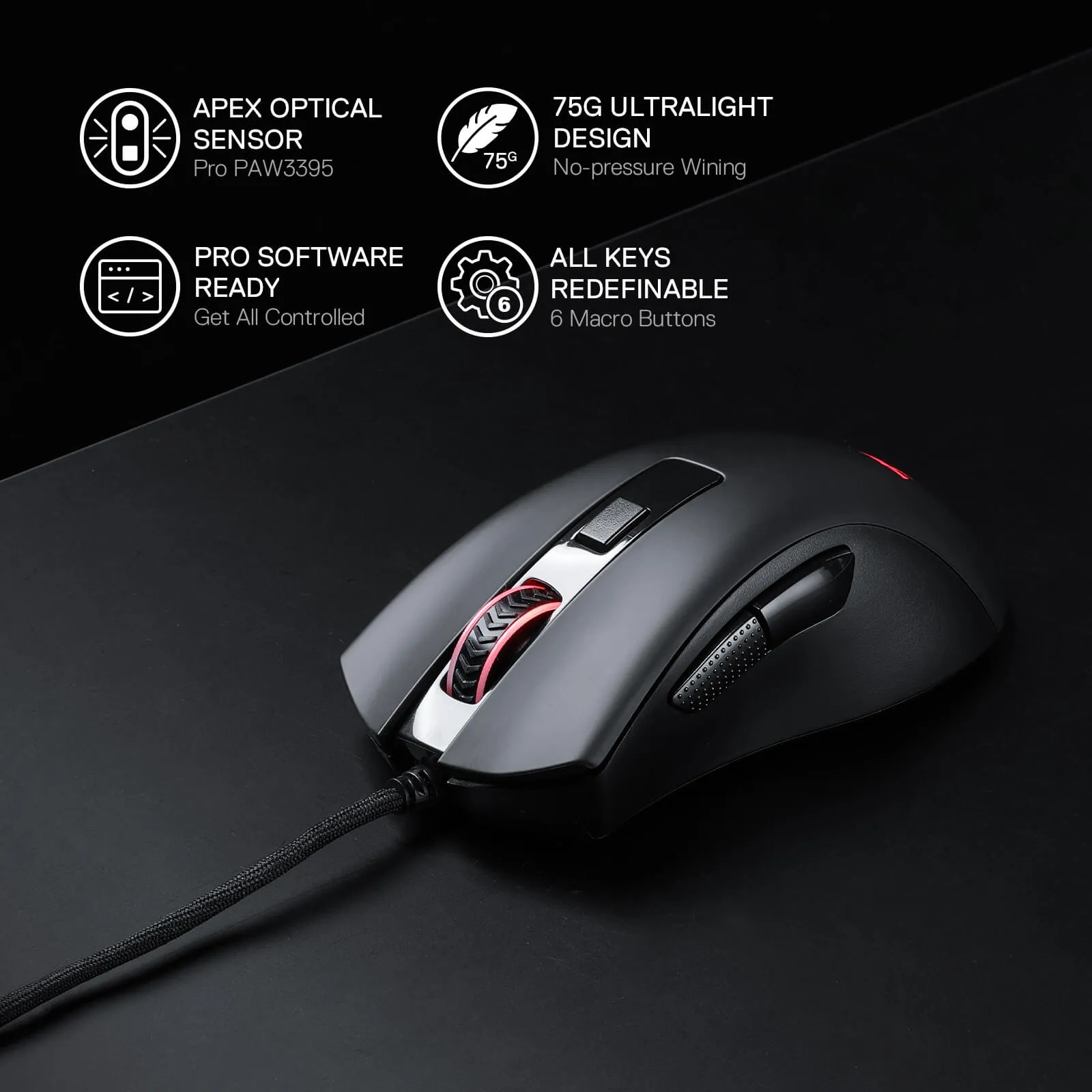 Redragon INVADER M993 RGB Wired Gaming Mouse