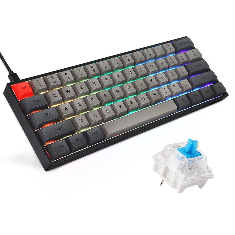 SKYLOONG GK61 Black Mechanical Keyboard