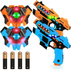 USA Toyz Laser Tag Toy Guns for Boys and Girls - 2pk Lazer Tag Set