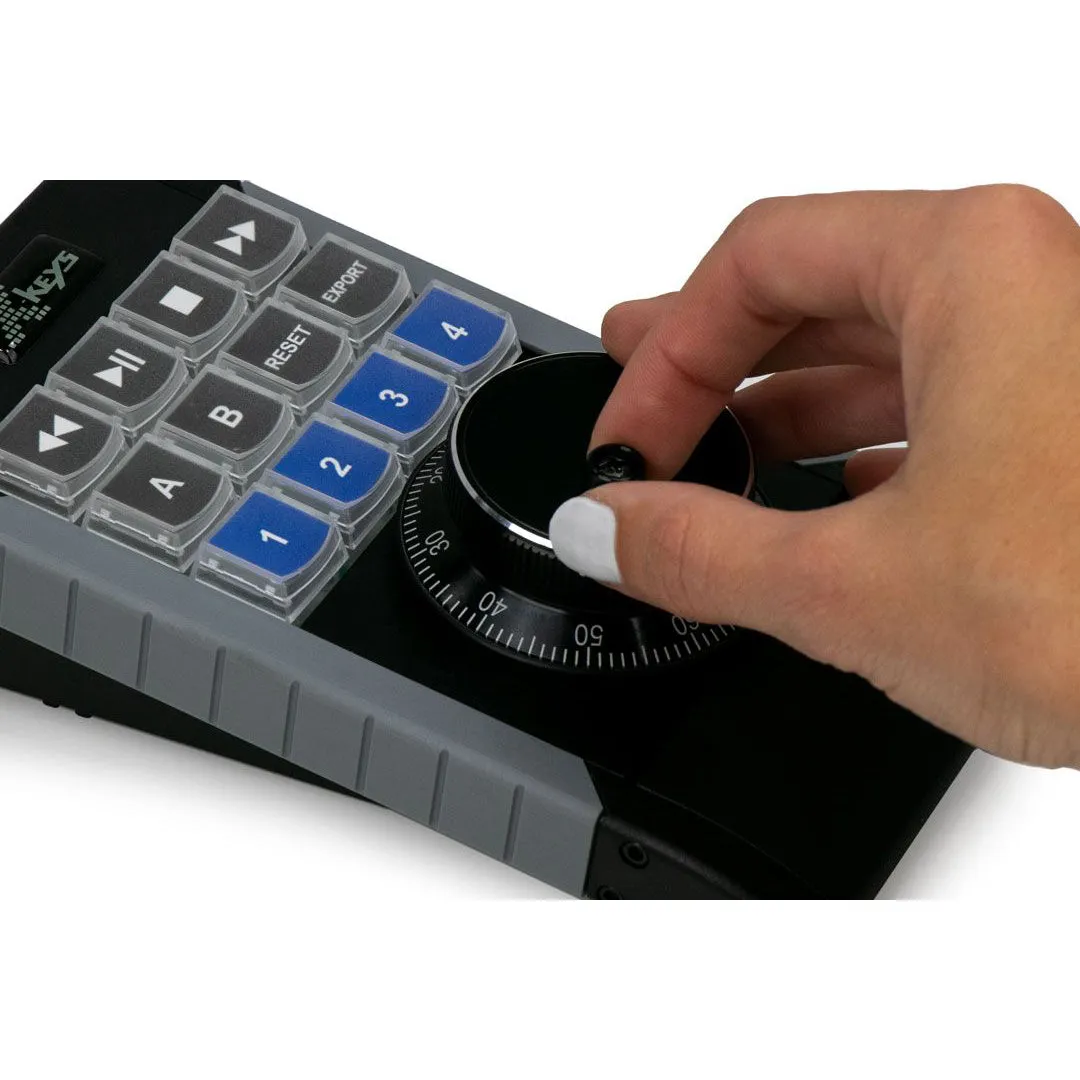 X-keys XBE-12 Handwheel and Programmable Keypad